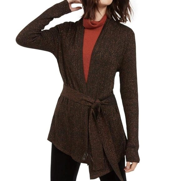 Inc Womens Metallic Open Front Cardigan Sweater P5173 - Picture 1 of 9
